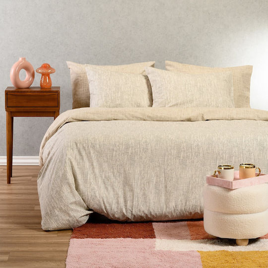 Melinen Milan Set Față de Pernă cu plic de acoperire Gri 50x70cm.