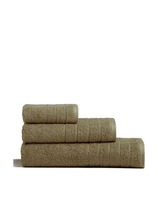 Melinen Bath Towel Fresca 70x140cm Olive Weight...