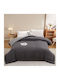 Homeone Пухено Куинсайз 220x240бр Black - Grey