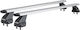 Menabo Bare De Acoperiș Din Aluminiu 112 Cm Pentru Fiat Croma 5D 2007-2010 Set Cu Picioare Argintii