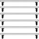 Menabo Bare de Acoperiș Aluminiu 140cm. pentru Mercedes-Benz Sprinter 2006-2018 (Set cu picioare)