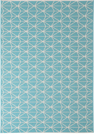 Royal Carpet Flox 723 Χαλί Ορθογώνιο Καλοκαιρινό Ψάθινο Light Blue 140x200cm
