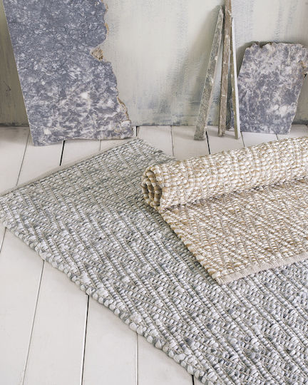 Rythmos Mandel Teppich Rechteckig Sommer Baumwolle 01 Grey