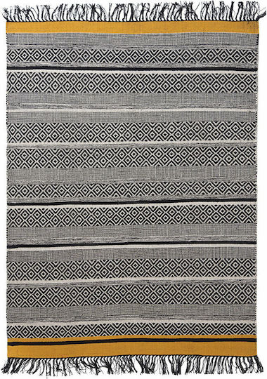 Living Room Rug Royal Carpet Amelia Chai Tea 160x230cm Handmade Cotton Yellow-Grey