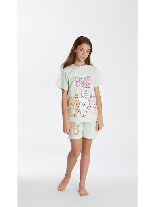 Crazy Farm Kids Nightwear Light Green