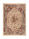 Balsan Teppich Rechteckig Synthetisch,Polyester/Cotton/Leather mit Fransen Ziegler Ivory Navy