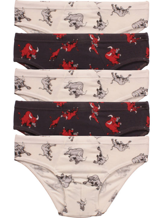 Doni Doni Bulls Dn761121-multicolor Set chiloței pentru copii Multicolore 5buc Doni Doni Bulls Dn761121-multicolor Set chiloței pentru copii Multicolore 5buc