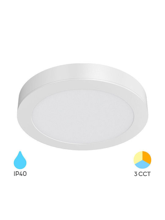 Braytron Draußen LED Panel 24W mit Warm zu kühlem Weiß Licht