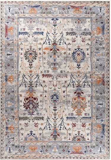 Tzikas Carpets Verde 018-018 Килим Правоъгълена Лятно време Екрю