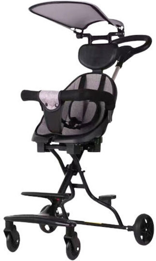 NBW Reglabil Cărucior pentru Bebeluși Potrivit pentru Nou-născut Gri 5.1kg BICI80283