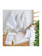Şaheser Prosop din 100% Bumbac în Culoarea Alb 40x60cm 6buc