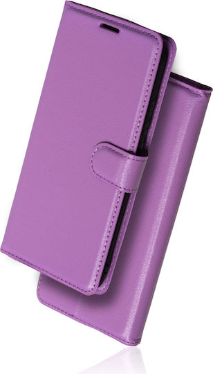Naxius Book Synthetic Leather Purple (TCL 50 5G)