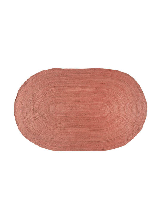 Balsan Rug Rectangular Summer from Jute Coral