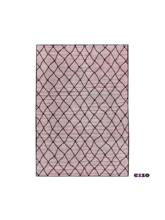 Ezzo Weave 4201 Килим Правоъгълена Розов
