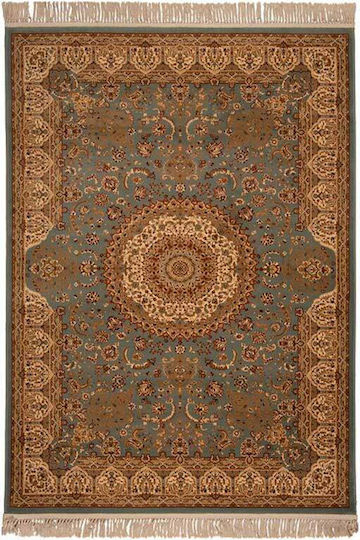 Biokarpet Isfahan 5602a Rote Wohnzimmerteppich