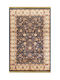 Newplan Klassik 1533B Teppich Rechteckig Synthetisch,Polyester/Cotton/Leather mit Fransen Klassik mit Quasten 5-48-KLASSIK-1533BKR-133X190
