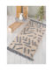 Rythmos Mojave Χαλί Ορθογώνιο Βαμβακερό με Κρόσια Grey 120x120cm