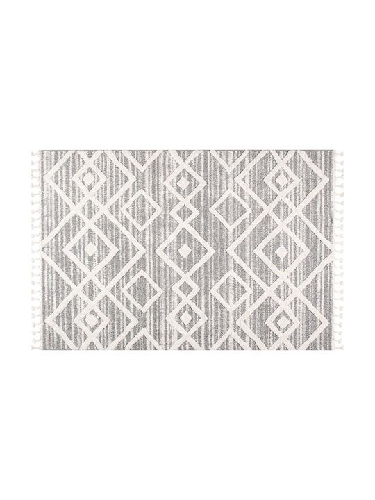 Balsan Monet Urban Teppich Rechteckig Synthetisch,Polyester/Cotton/Leather mit Fransen Petrol