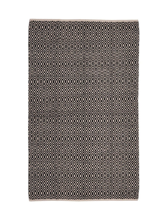 Nef-Nef Homeware Bagdat Килим Правоъгълена Лятно време Джута Natural / Black