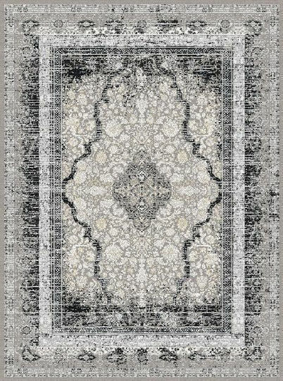 Klonaras PEARL 1001 Килим Правоъгълена Anthracite / Grey