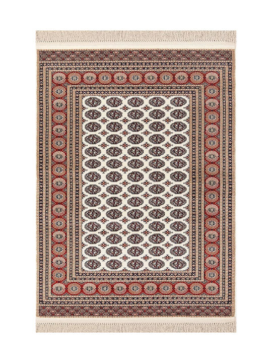 Πέρσικα Jasmine 1803_0077 Χαλί Ορθογώνιο με Κρόσια Ivory 133x190cm