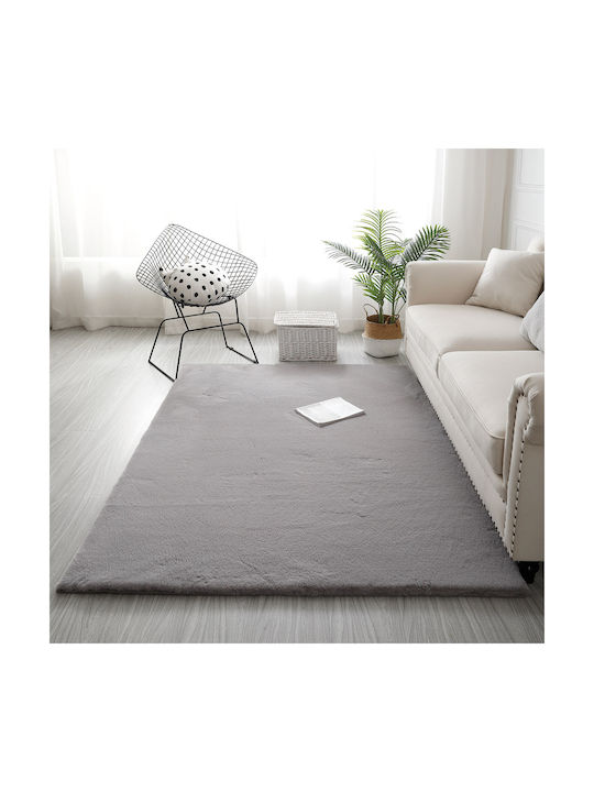 Beauty Home Art 9643 Αντιολισθητικό Shaggy Γούνινο 160x230cm Γκρι