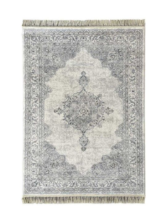 Bekas Carpets Χαλί με Κρόσια 160x160cm Γκρι