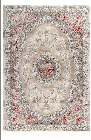 Tzikas Carpets 30781-056 Covor Rectangular Roz