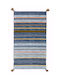 Koulis Carpets Mykonos Χαλί Διάδρομος Καλοκαιρινό Βαμβακερό Πολύχρωμο 70x200cm