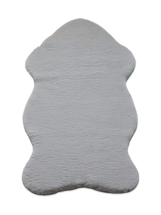 Newplan Puffy Fc6 Anti-slip Rug Rectangular Furry Grey R05