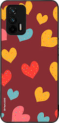 Sonique Heart Series Case Realme GT 5G Burgundy