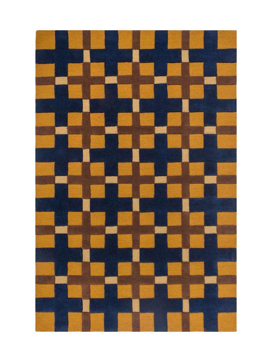 Brink & Campman Decor Milano Covor Rectangular Din lână Golden Ochre Blue