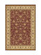 Newplan Persia 1533 Teppich Rechteckig Synthetisch,Polyester/Cotton/Leather mit Fransen Burgundy