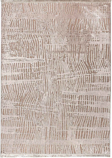 Madi Llluminated Teppich Rechteckig Synthetisch,Polyester/Cotton/Leather Beige