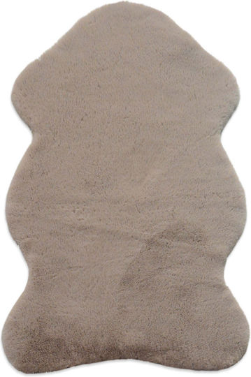 Newplan Puffy Fc5 Anti-slip Rug Rectangular Furry Brown
