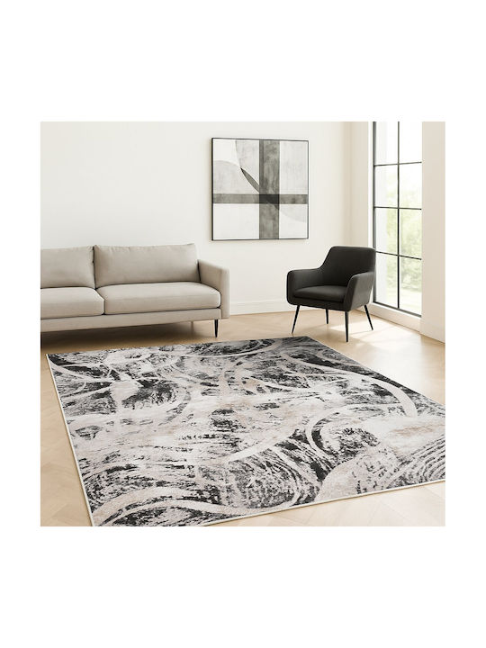 Saray Home Springs Spg05 Rug Rectangular Ivory-Dark Grey