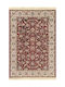 Newplan Sonia 553/301220 R Teppich Rechteckig Synthetisch,Polyester/Cotton/Leather mit Fransen Bordeaux
