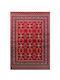 Tzikas Carpets 39772-010 Teppich Rechteckig Synthetisch,Polyester/Cotton/Leather Rot