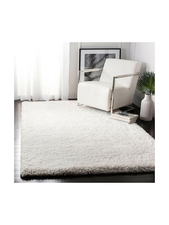 Saray Home Supreme Χαλί Ορθογώνιο Shaggy Ιβουάρ 160x220cm