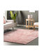Saray Home Deluxe Anti-slip Rug Rectangular Shaggy Furry Pink