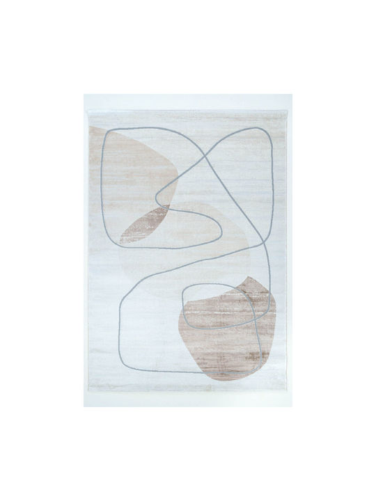 Ezzo Asti D149ah9 Teppich Kamin Rechteckig Synthetisch,Polyester/Cotton/Leather Cream