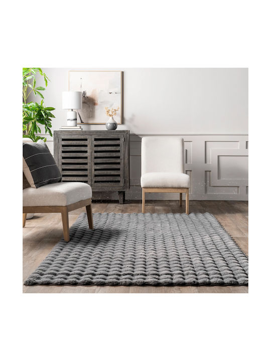 Saray Home Solid Design Χαλί Ορθογώνιο Γούνινο ...