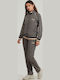 Damen Sweatshirtjacke Schwarz