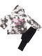 Kinder-Set mit Leggings Winter 2Stück Vanilla Sweatshirt