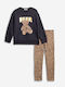 Kinder-Set mit Leggings Winter 2Stück Gray