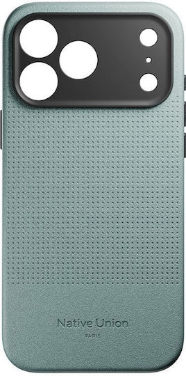 Native Union 360 Full Cover Silicone / Leather Green (iPhone 17 Pro Max)