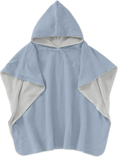 Beach Towel Kids Poncho Made Double Muslin Terry Kidizi 2-5 Years Jeans