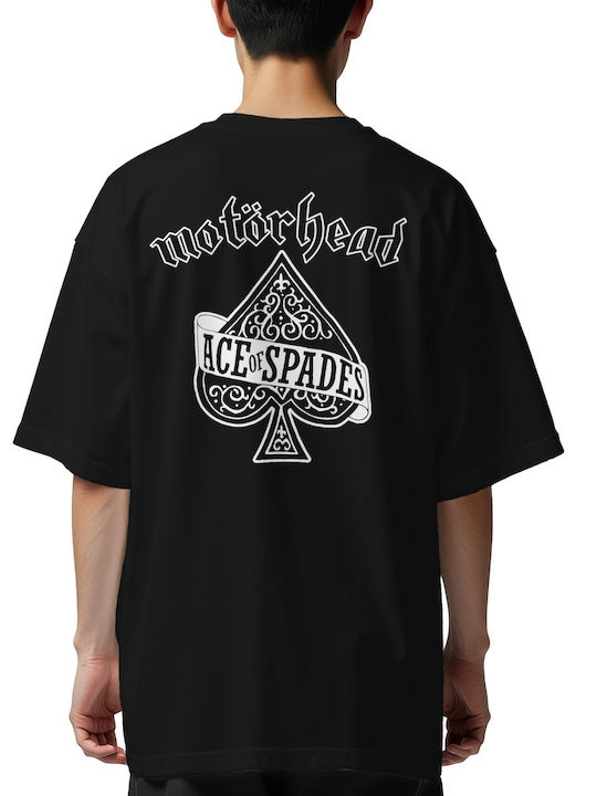 Tricou Supradimensionat Motorhead Ace Spades Rock Avenue Negru