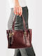 Women's Burgundy Tote Bag