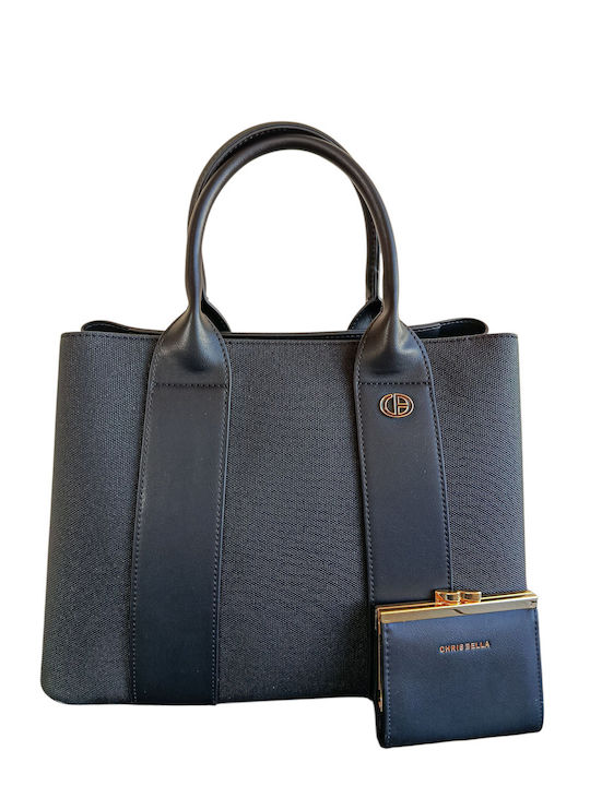 Chris Bella Set Women's Bag Handbag Black KICB2503-3 | Skroutz.mt